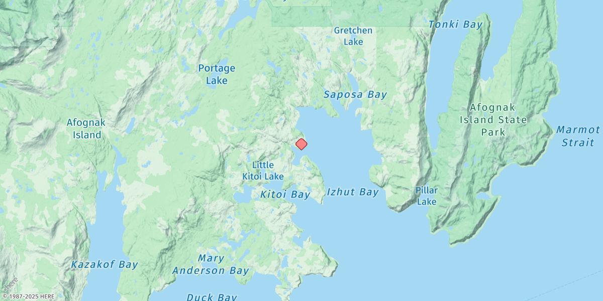 Map of Izhut Bay