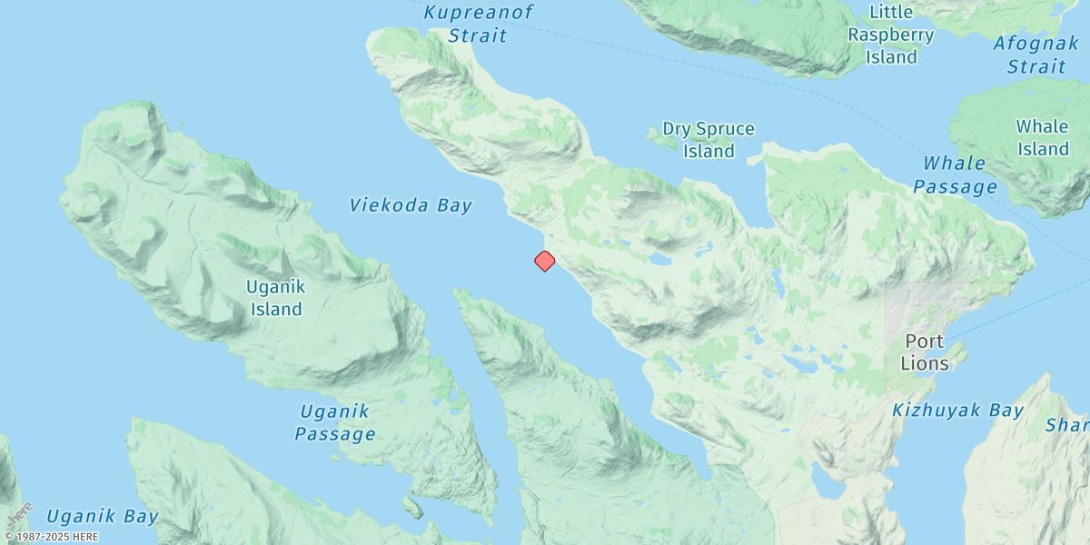 Map of Viekoda Bay