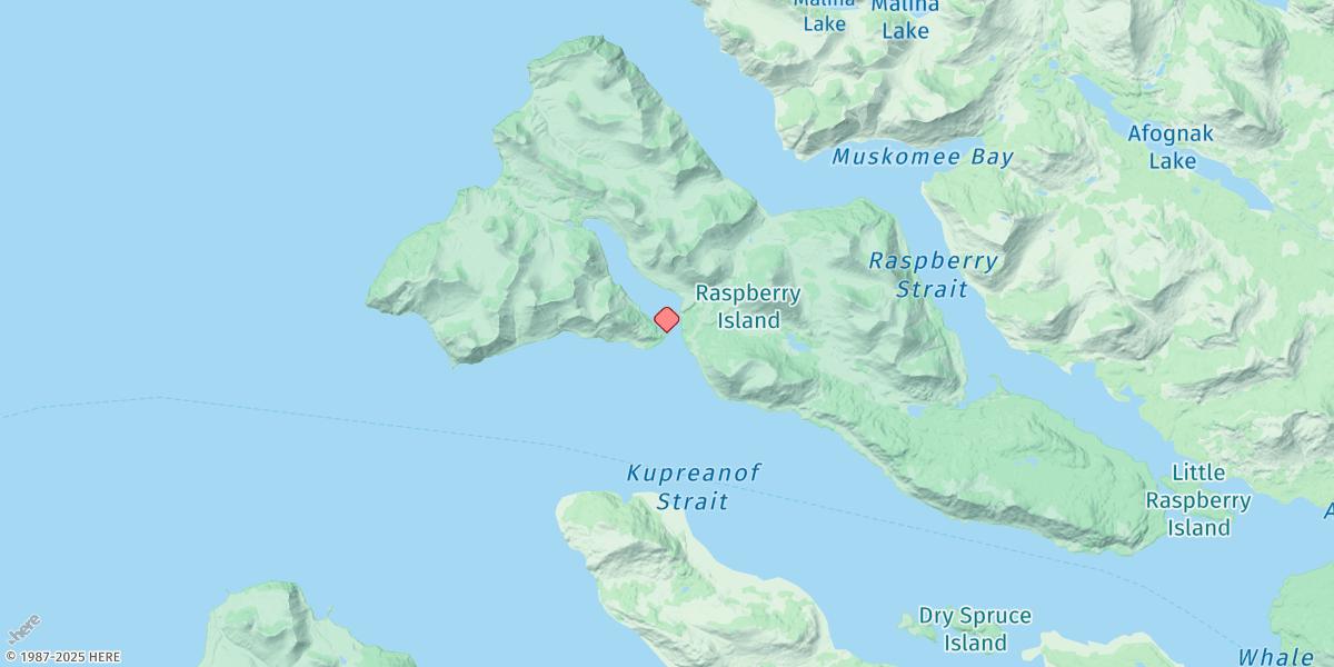 Map of Onion Bay