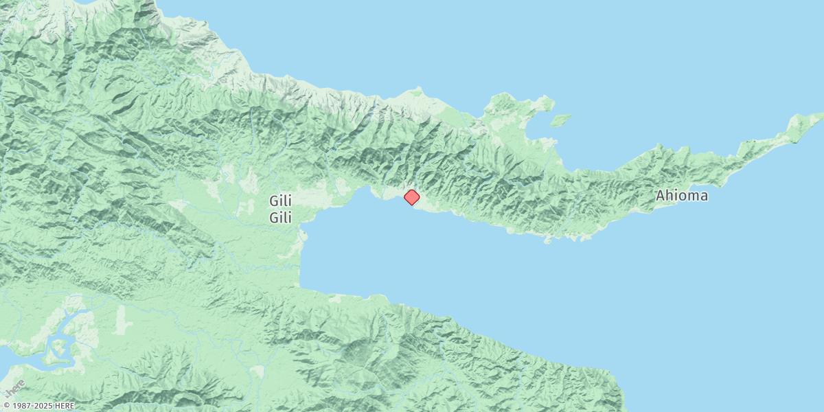 Map of Alotau (Milne Bay)