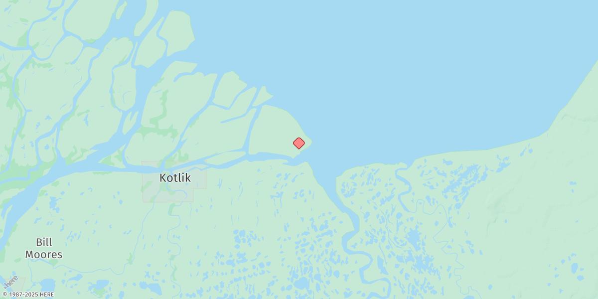 Map of Apoon Mouth, Yukon River