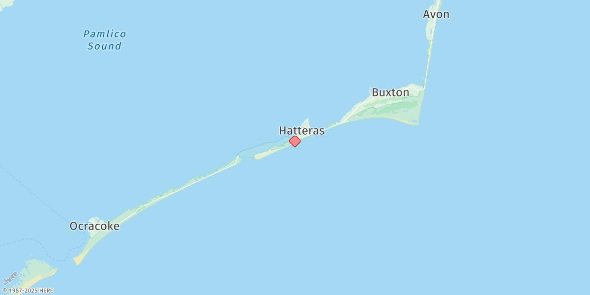 Map of Hatteras (Ocean)
