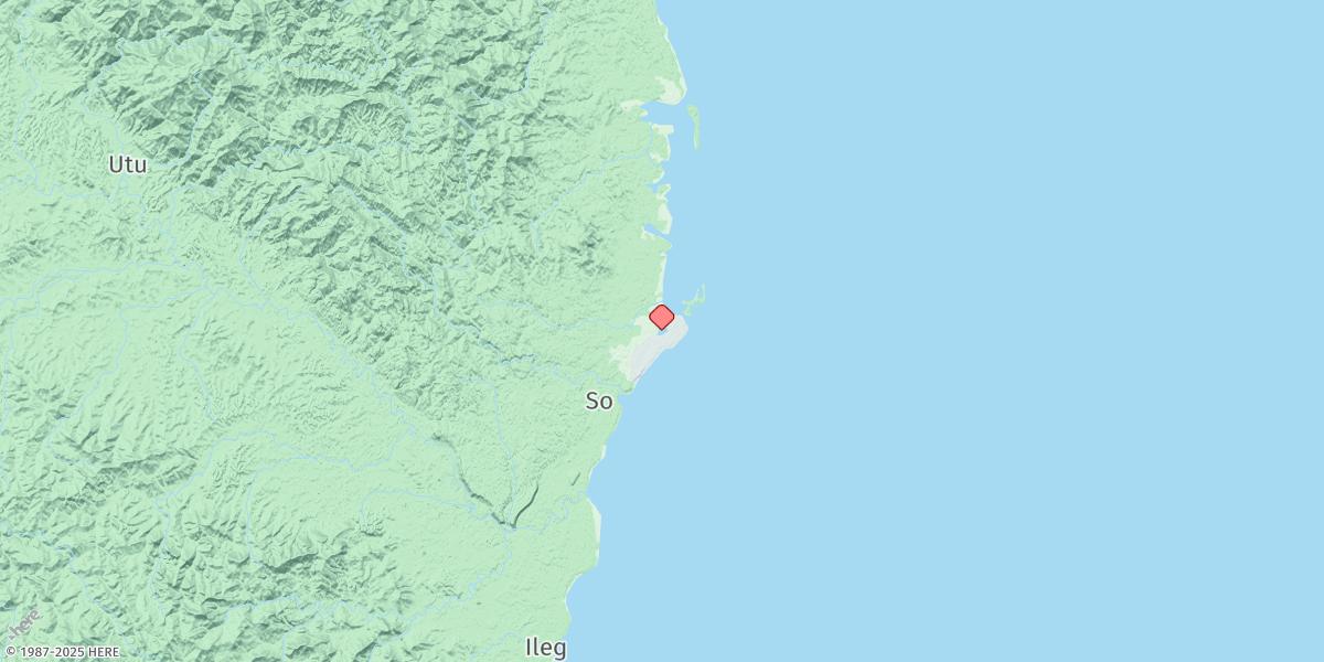 Map of Madang (Nagada Harbour)