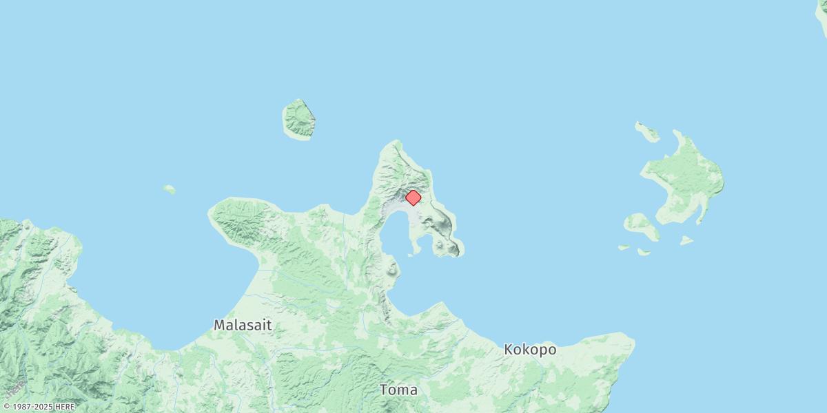 Map of Rabaul