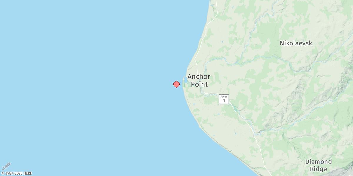 Map of Anchor Point (Kenai Peninsula)