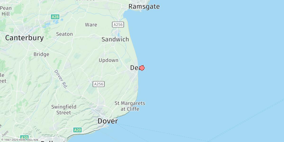 Map of Deal