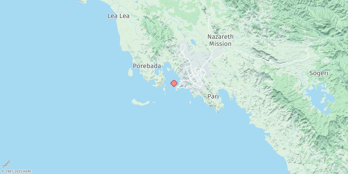 Map of Port Moresby