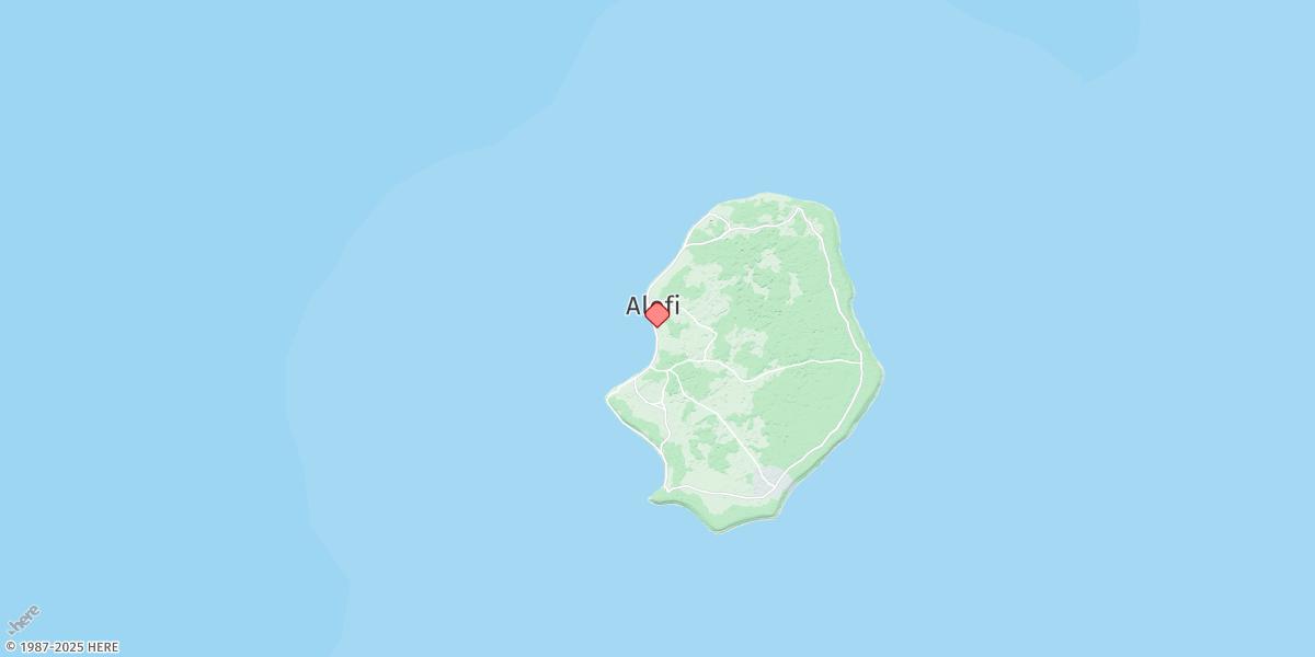Map of Niue Island