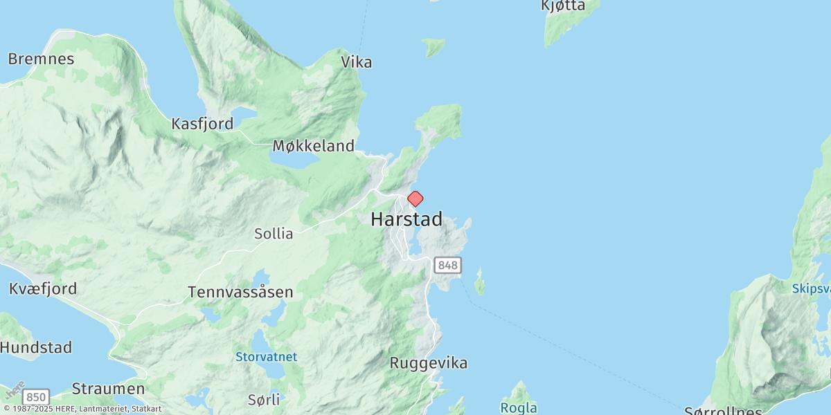 Map of Harstad