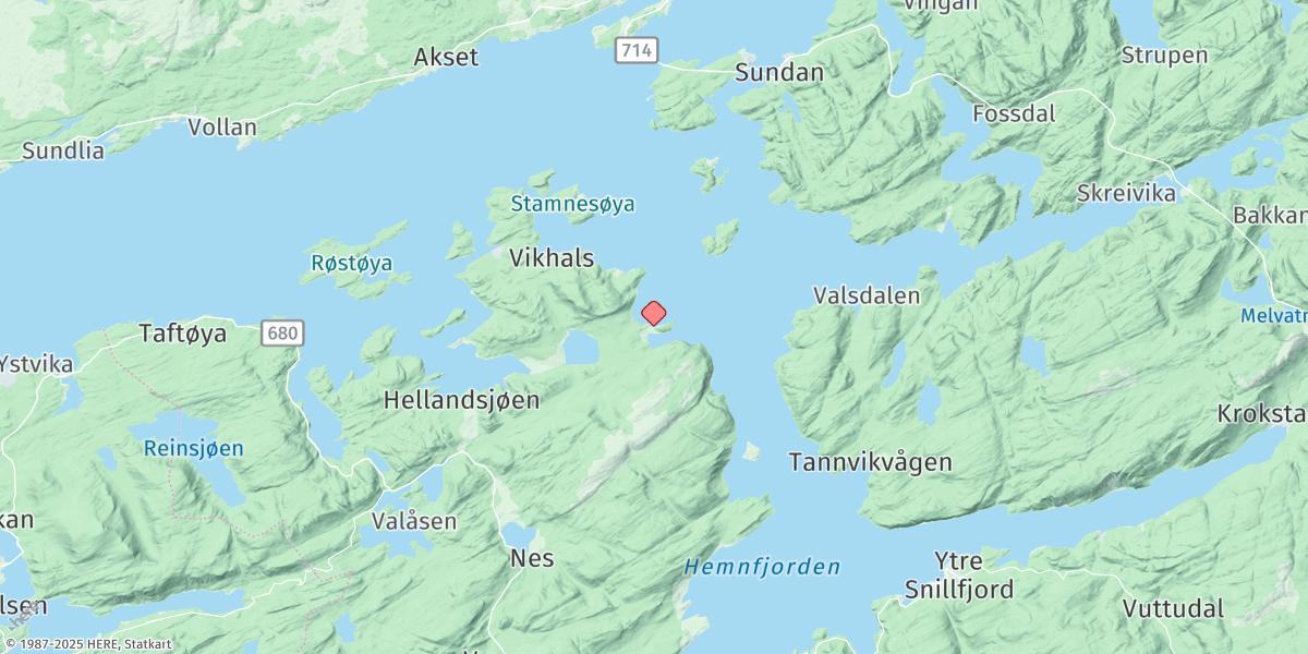 Map of Heimsjø
