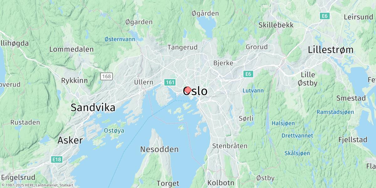 Map of Oslo