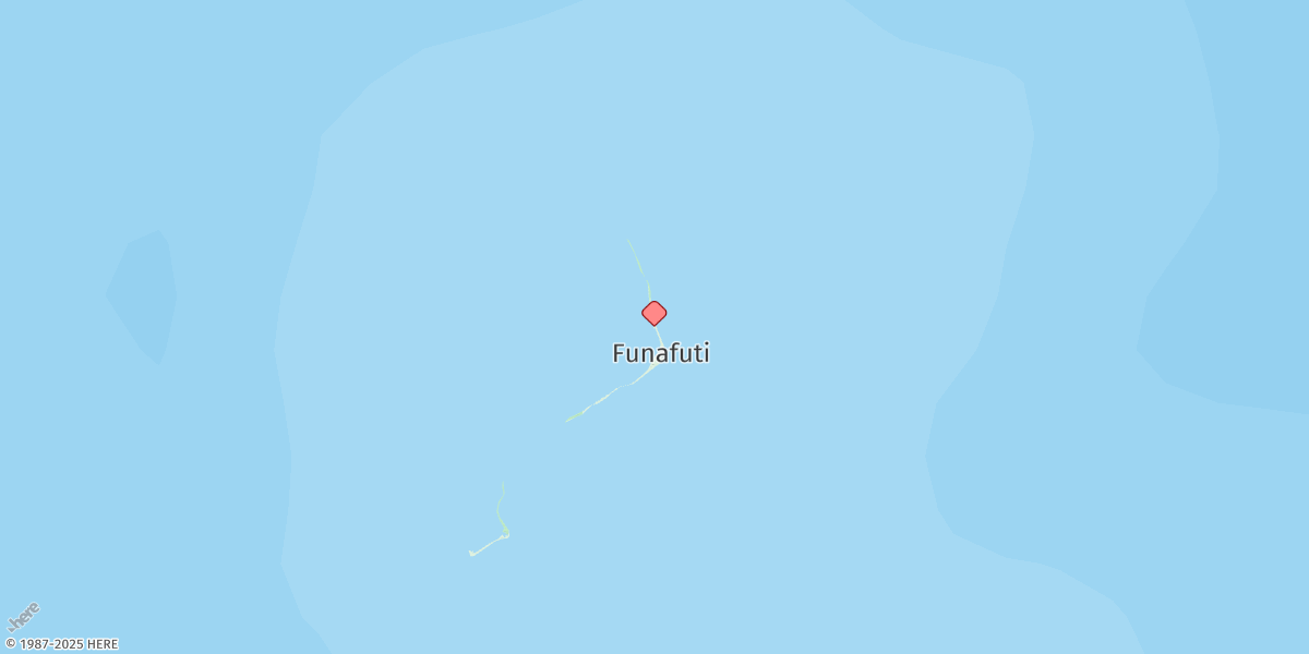 Map of Funafuti
