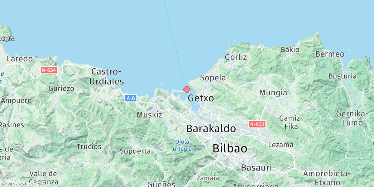 Map of Bilbao
