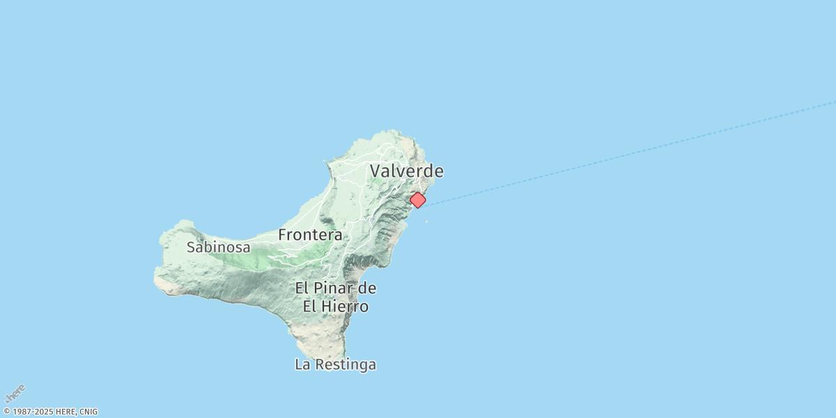 Map of El Hierro