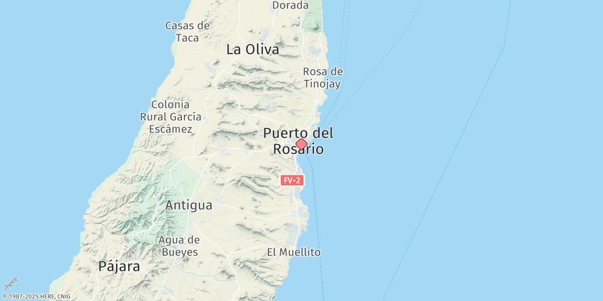 Map of Fuerteventura