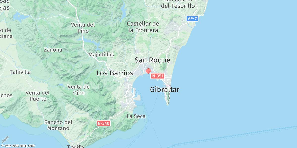 Map of Algeciras
