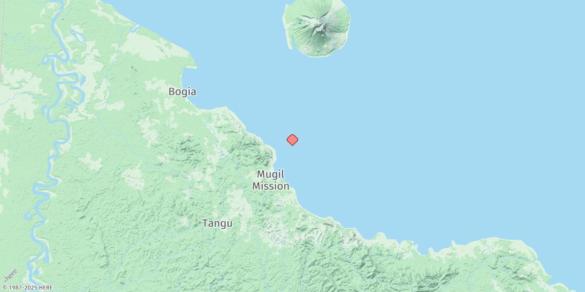 Map of Bogia