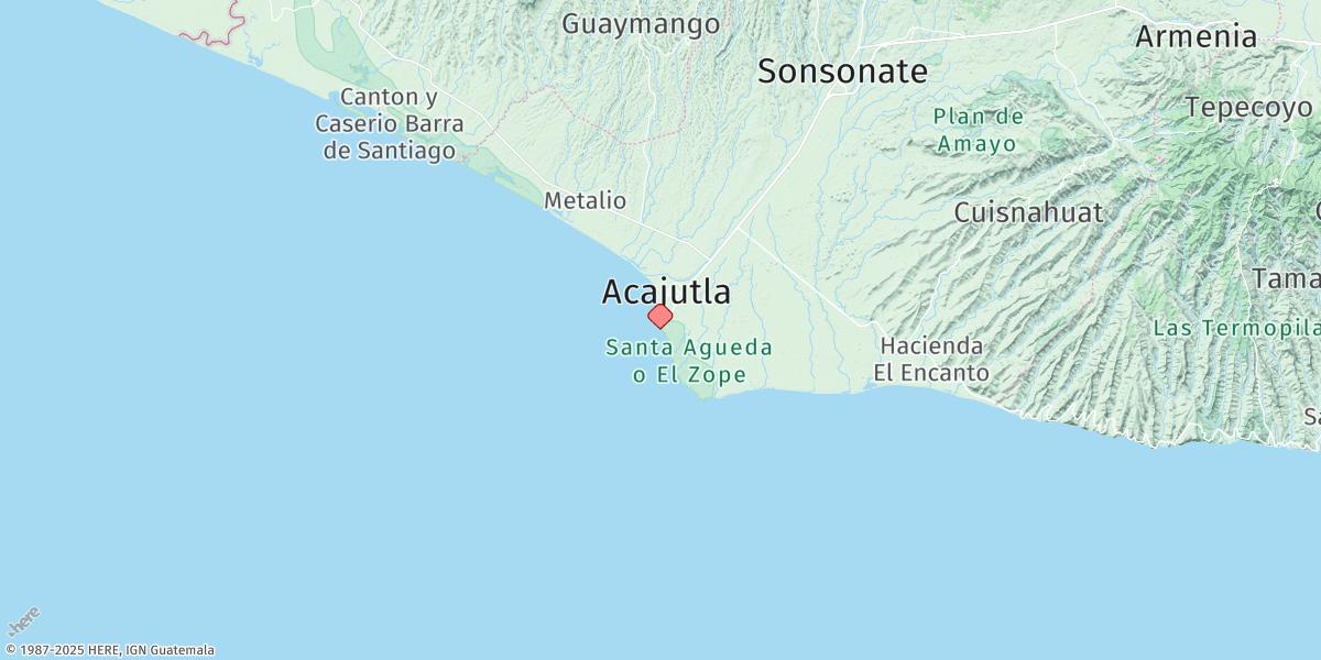 Map of Acajutla-c