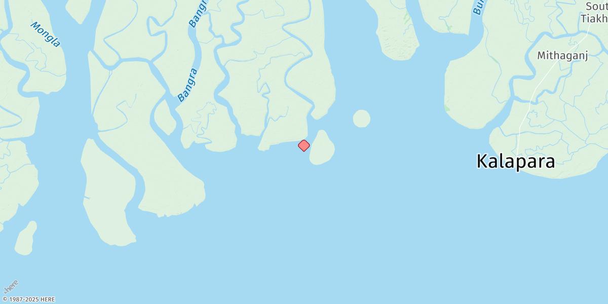 Map of Khepupara