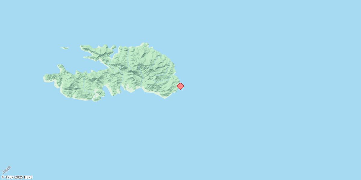 Map of Cape Deliverance