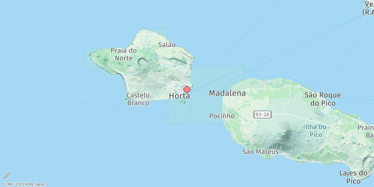 Map of Horta,azores