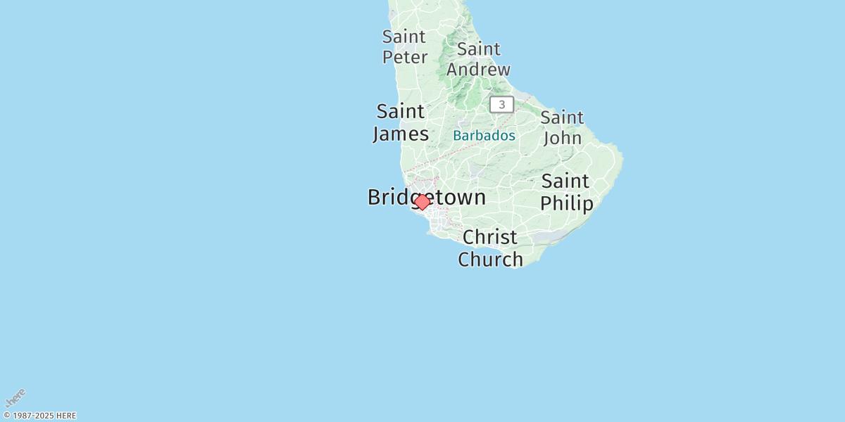 Map of Bridgetown-c