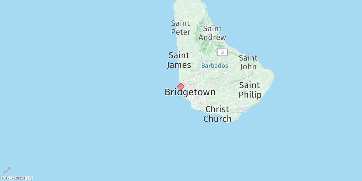 Map of Bridgetown-d