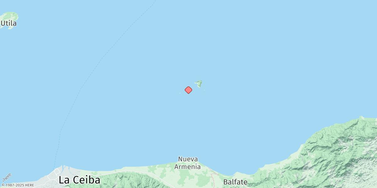 Map of Cochino Pequeno