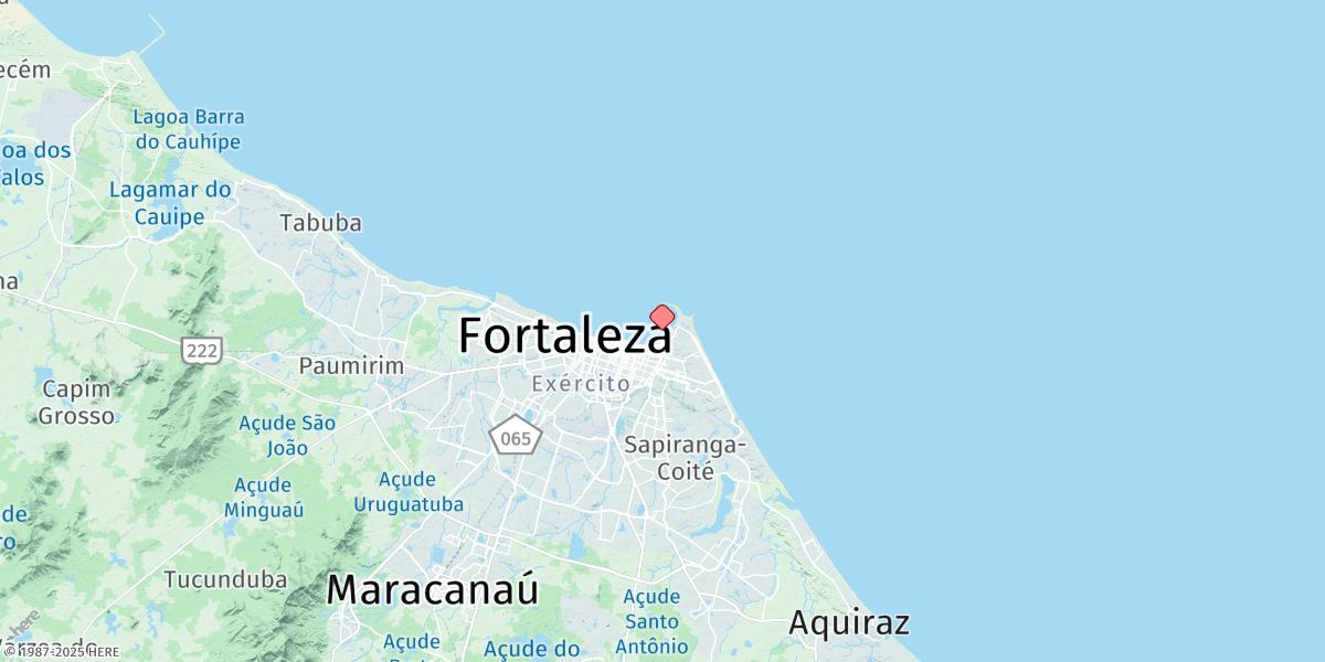 Map of Fortaleza-c