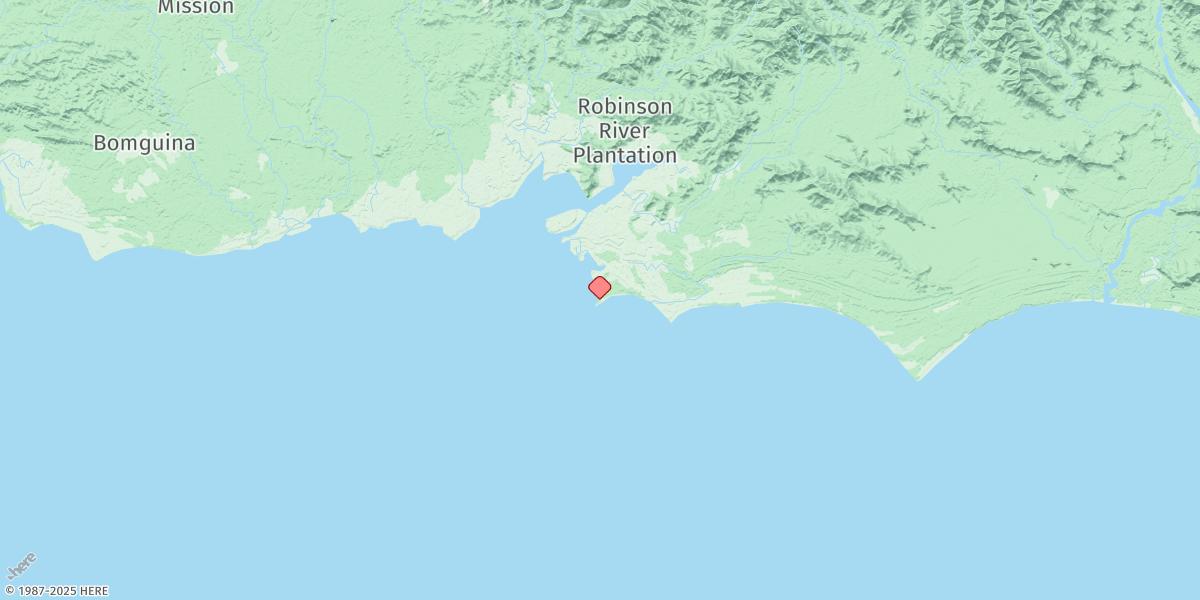 Map of Dedele Point