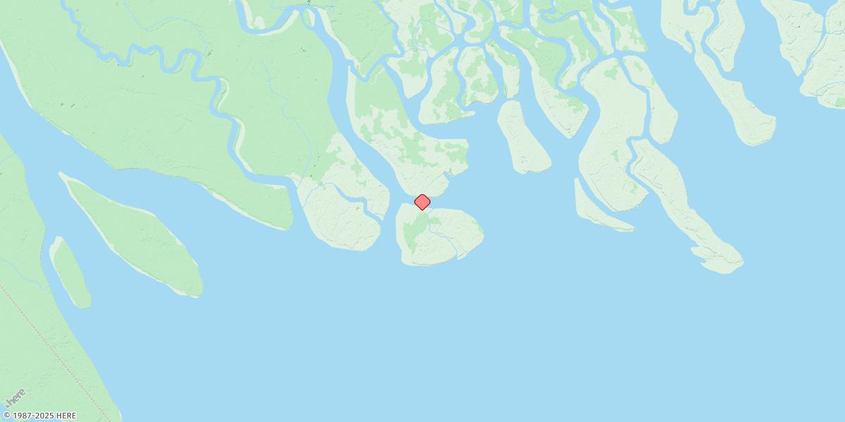 Map of Goaribari Island