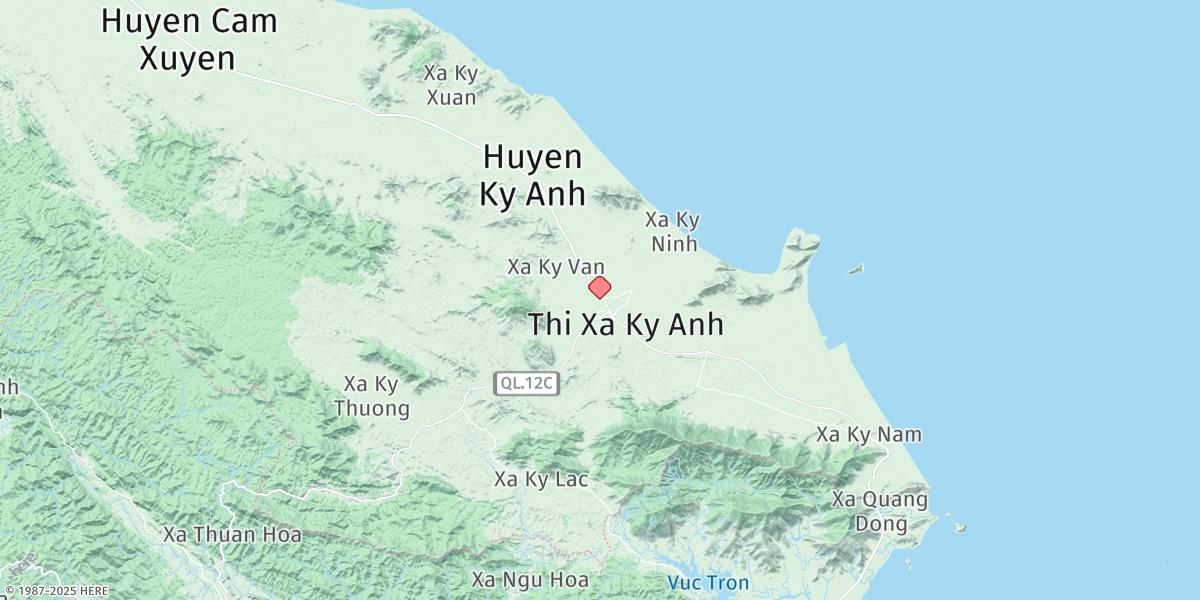 Map of Vung Ang