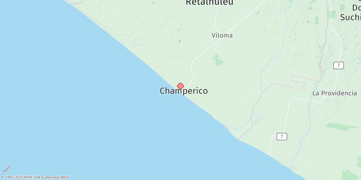 Map of Champerico