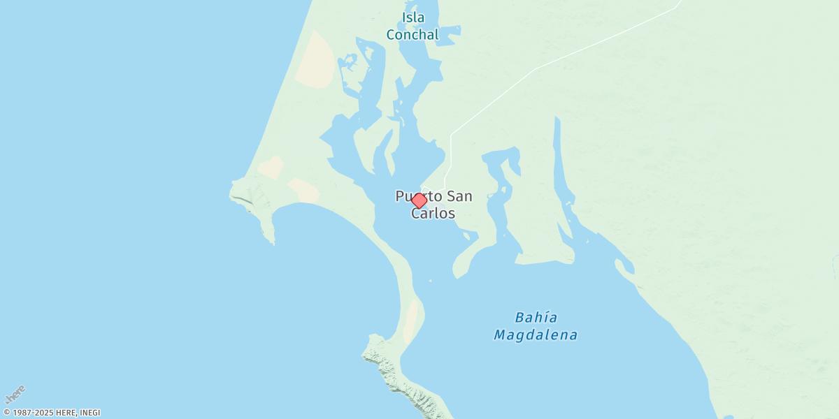 Map of San Carlos