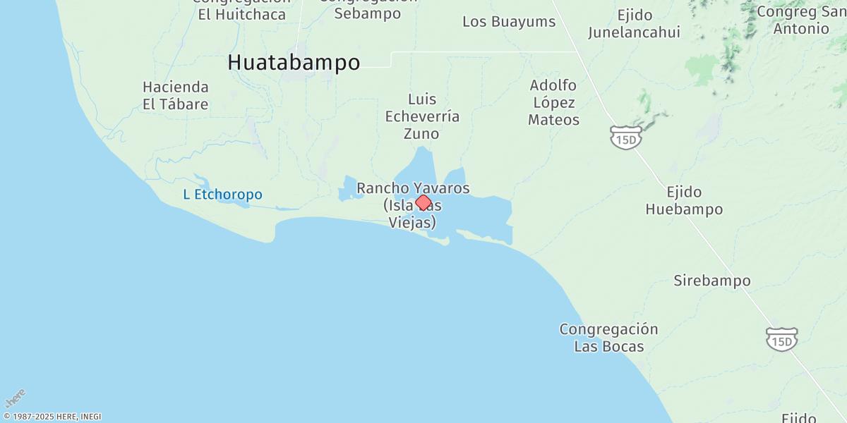Map of Yavaros