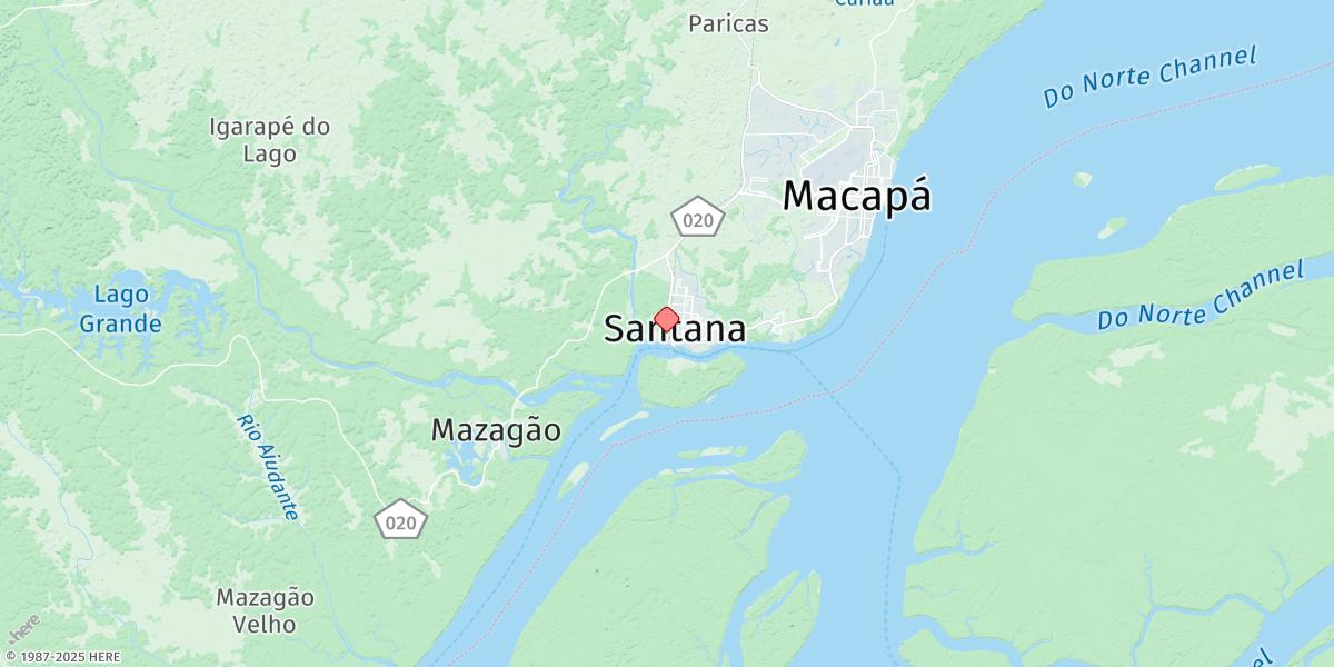 Map of Santana-d