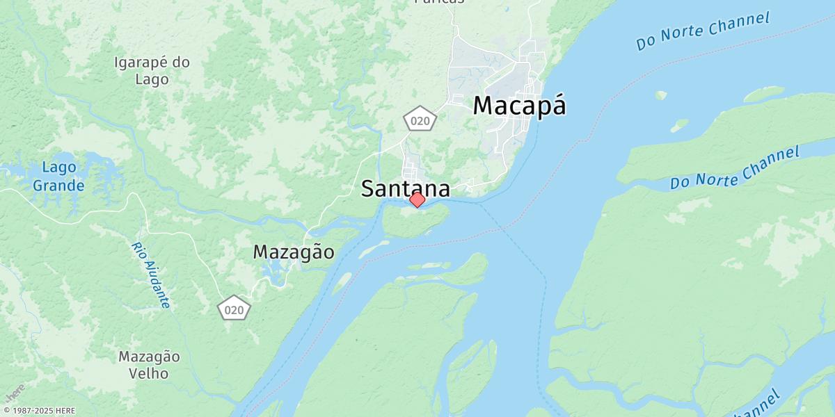 Map of Santana Ssn-b
