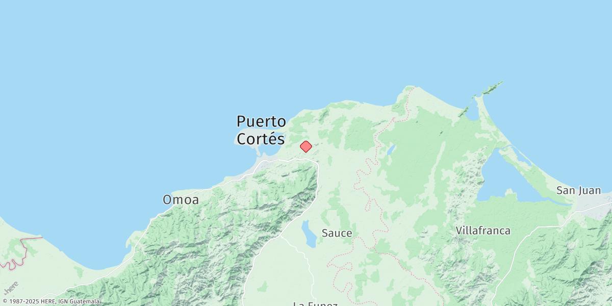 Map of Puerto Cortes-b
