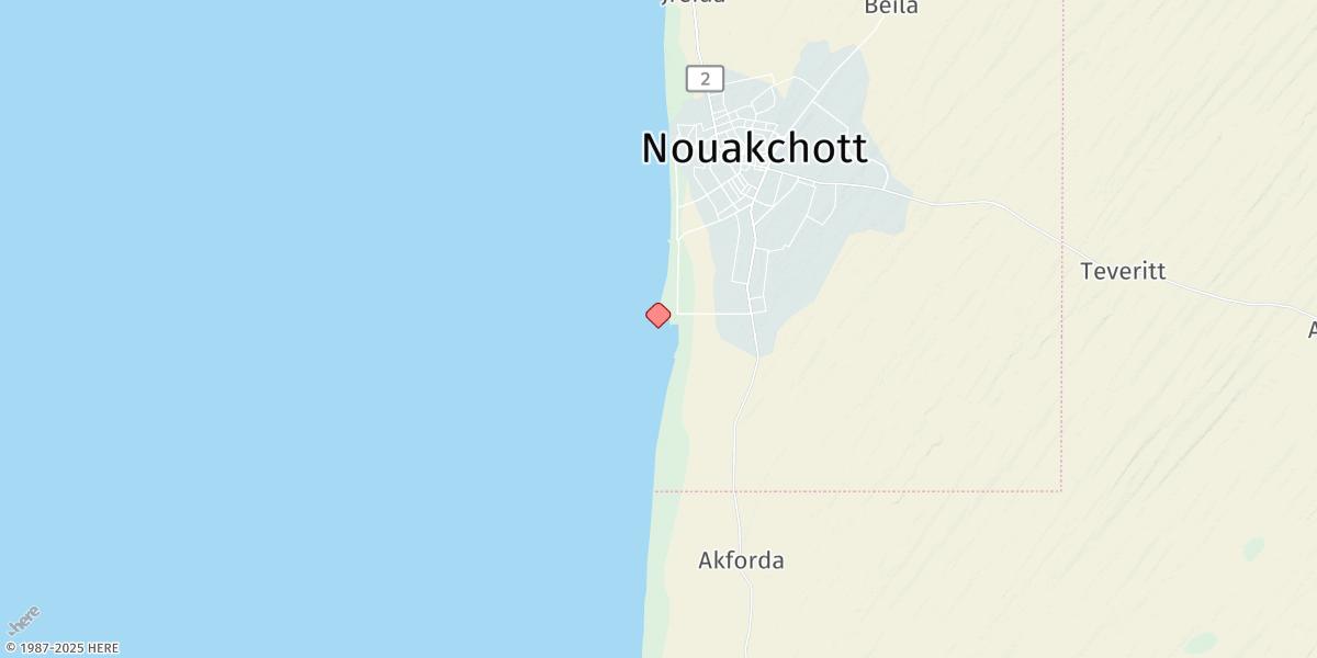 Map of Nouakchott