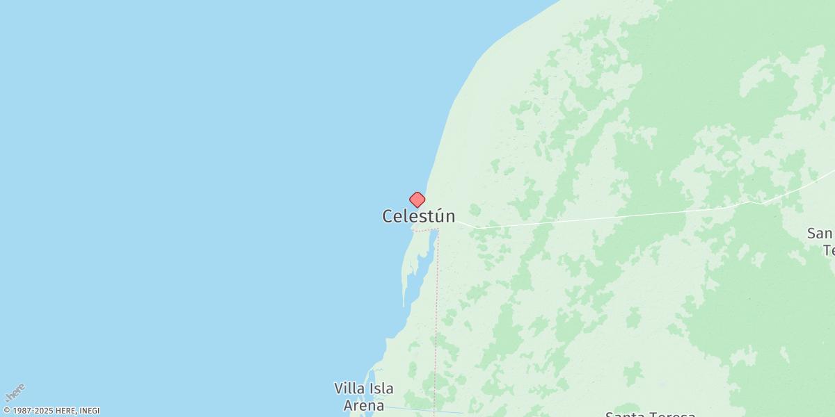 Map of Celestun,yuk.
