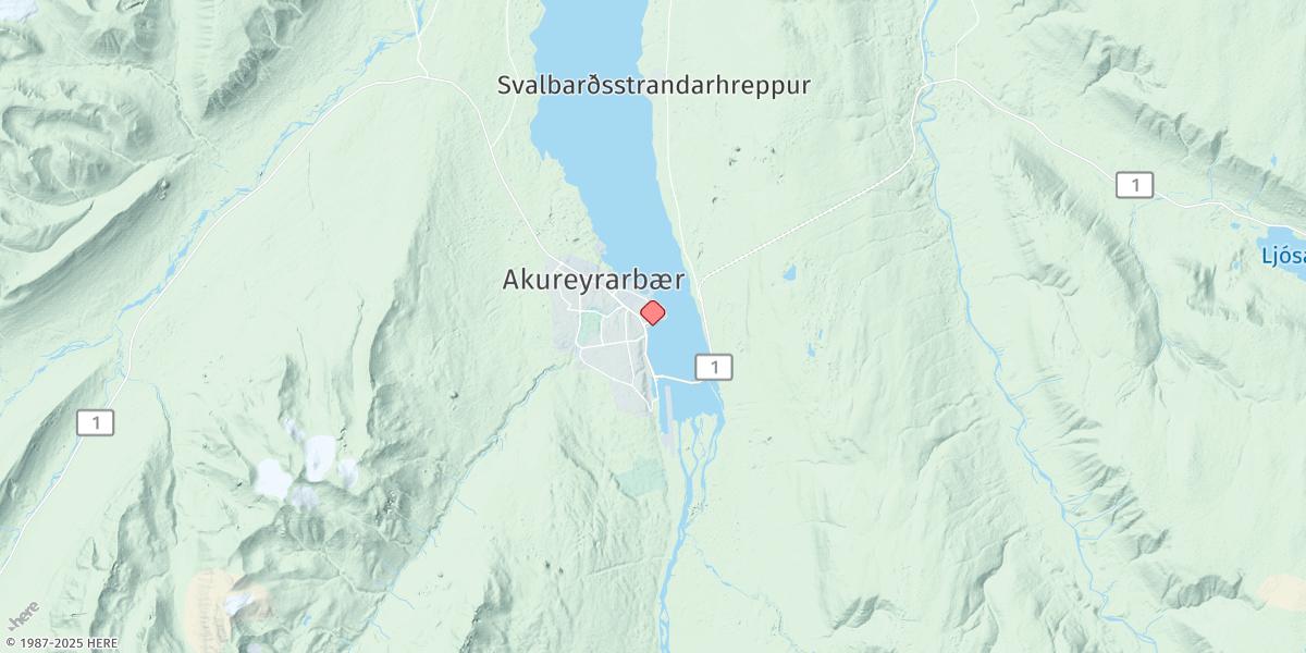 Map of Akureyri