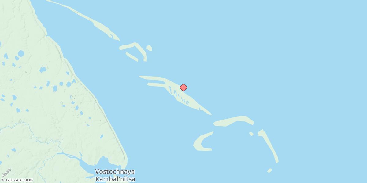 Map of Ostrov Korga