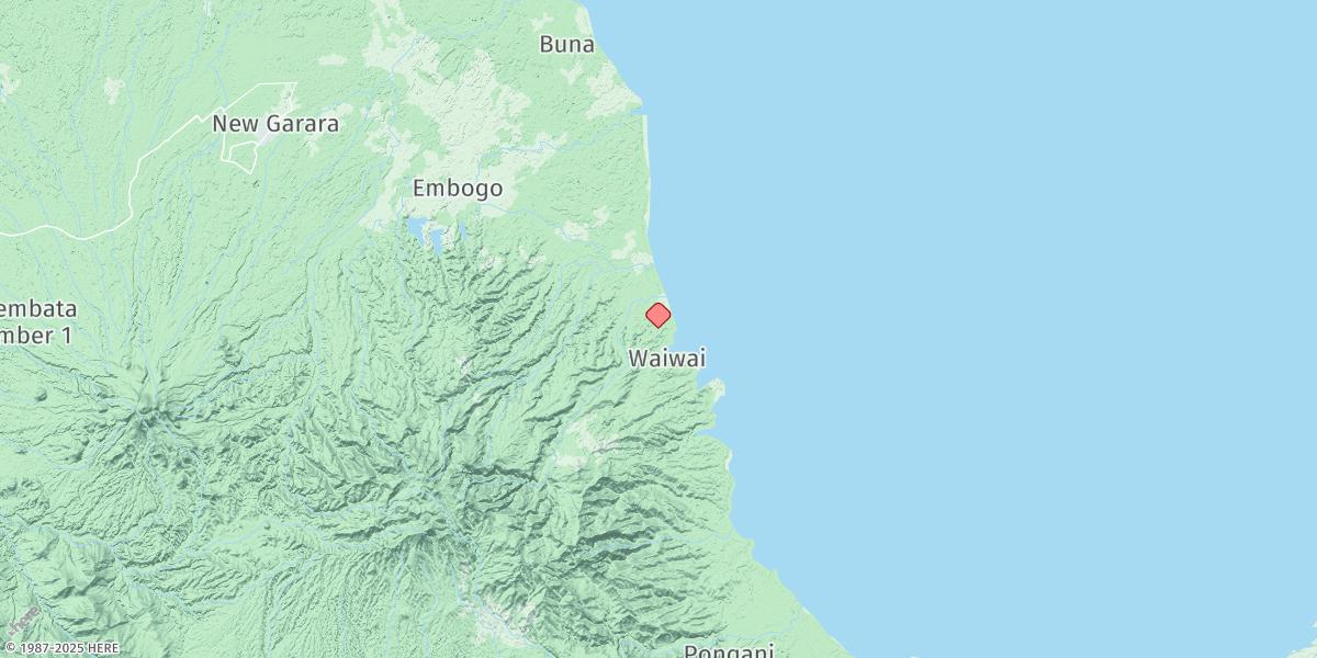 Map of Oro Bay