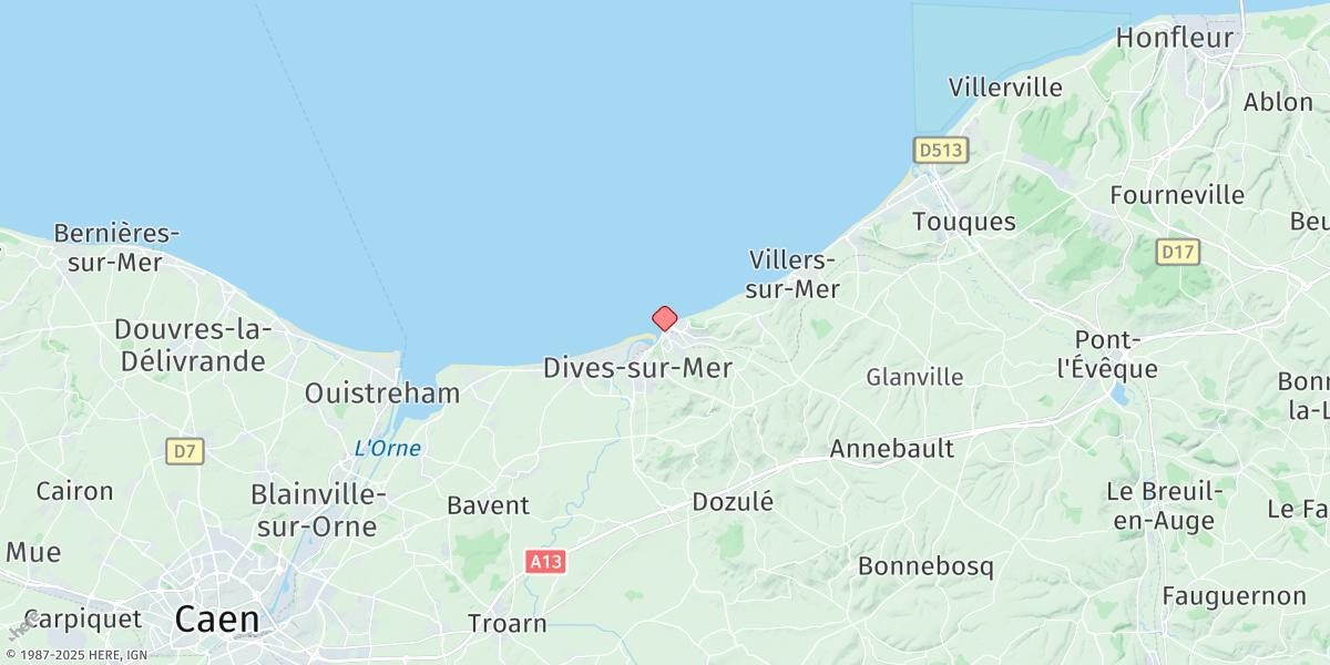 Map of Dives