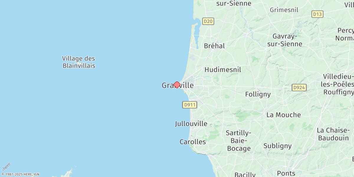 Map of Granville