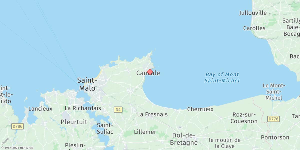 Map of Cancale