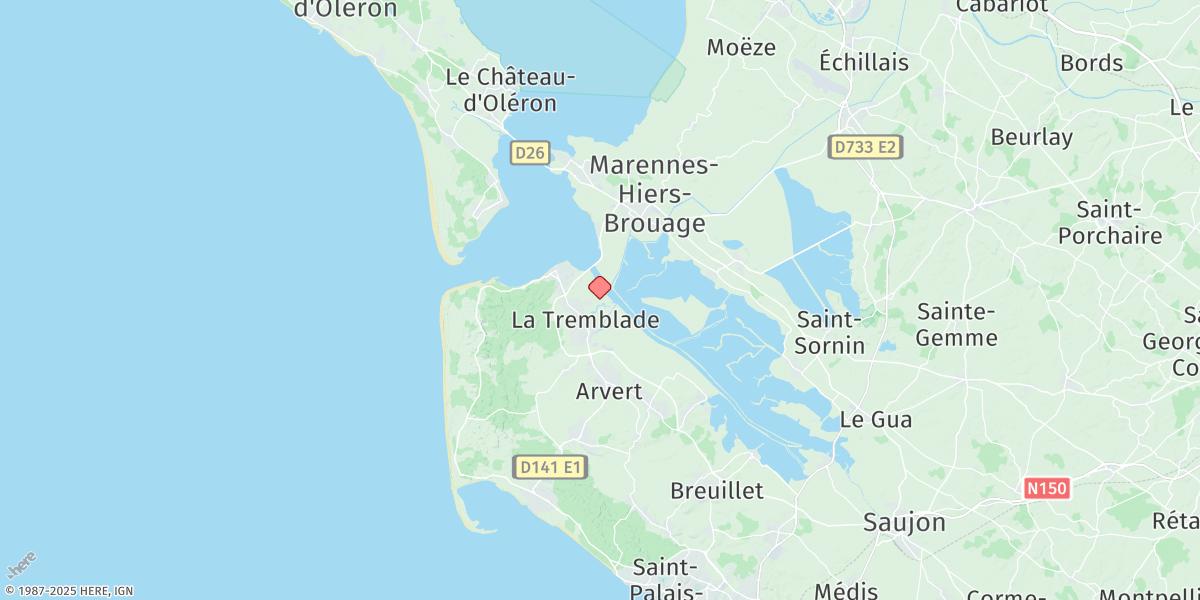 Map of La Cayenne