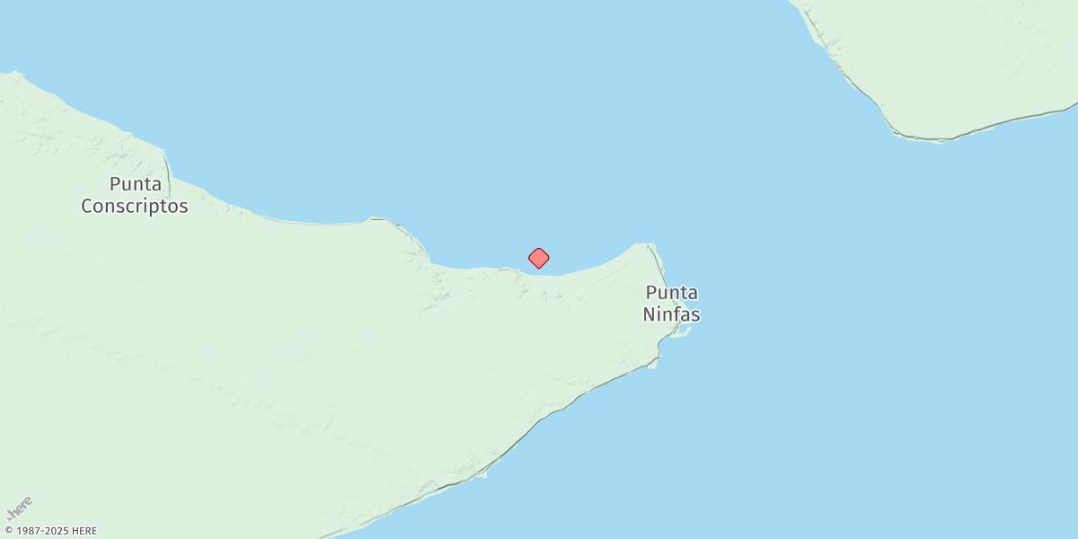 Map of Punta Ninfas