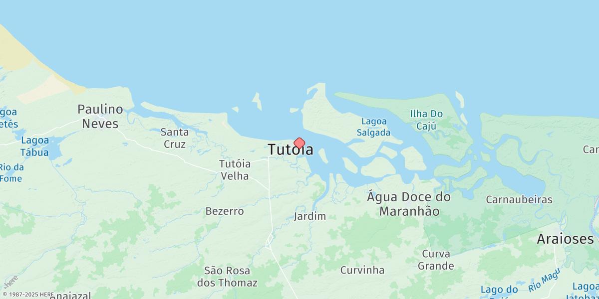 Map of Tutoia