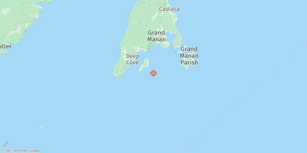 Map of Outer Wood Island